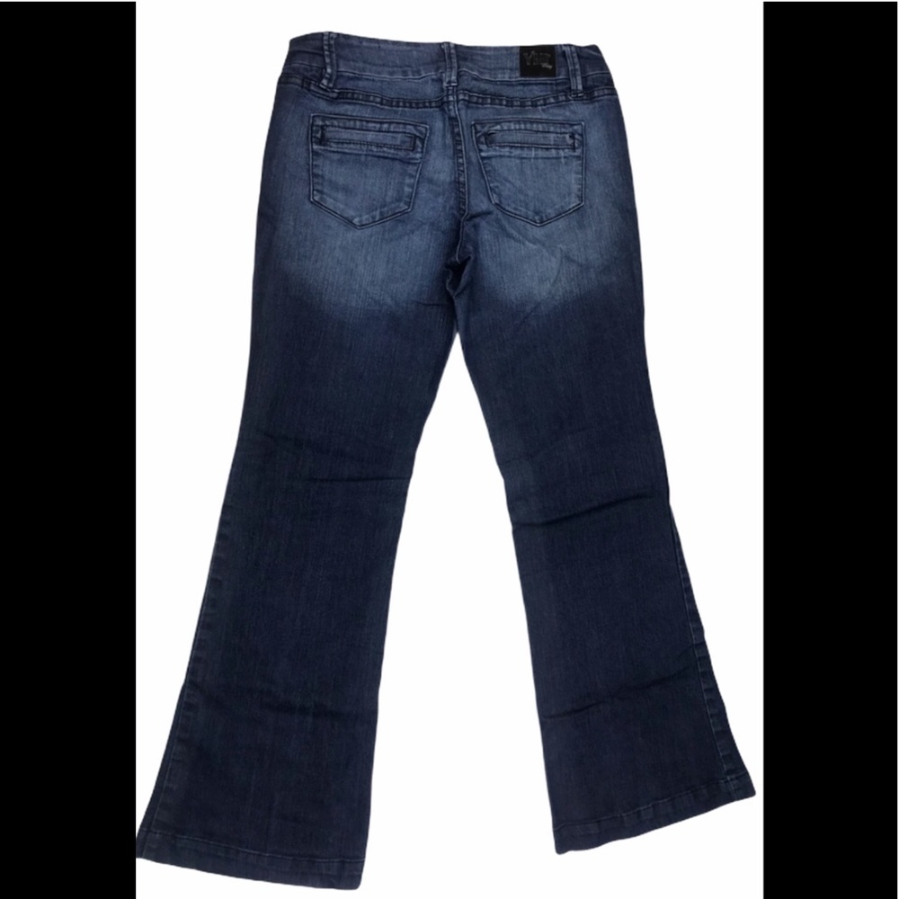 YMI Dressy flare faded wiskered Jeans 28
